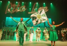 Mocidade faz show de encerramento do musica Rita Lee em sua passagem pelo Rio de Janeiro