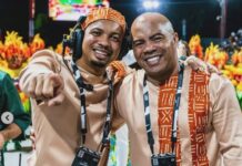 Dia dos Pais! Olhar que fala: o laço entre Thor, os filhos e o Paraíso do Tuiuti