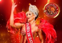 Estácio de Sá com coroa dupla! Alice Alves é a nova rainha da escola e Vivi Winkler assume como rainha de bateria