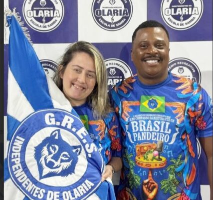 Independentes de Olaria apresenta novo 2º casal de mestre-sala e porta-bandeira para 2026 1 casal olaria