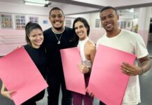 União do Parque Acari apresenta figurinos do primeiro casal de mestre-sala e porta-bandeira para o Carnaval 2026