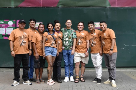 Mangueira recebe coletivo de artistas indígenas amapaenses em seu barracão 1 mangueirarecebe