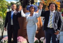 Selminha Sorriso representa o Brasil em homenagem a Solomon Northup, autor do clássico ‘Doze Anos de Escravidão’