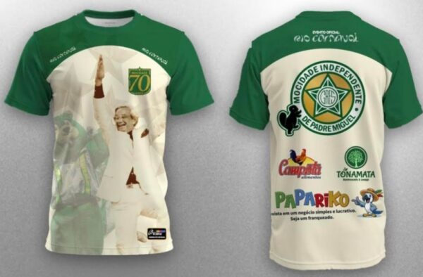 Mocidade Independente realiza feijoada celebrando 70 anos com presença de todas escolas do Grupo Especial 1 camisamocidade