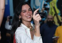 Vila Isabel recebe Dua Lipa em noite de ensaio na quadra