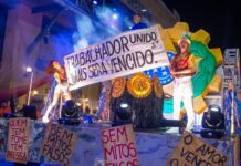 Com o samba na boca do povo, Acadêmicos de Niterói esbanja simpatia na abertura dos minidesfiles