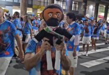 Acadêmicos de Niterói surpreende na Amaral Peixoto em seu primeiro ensaio de rua: público canta o samba e faz o ‘L’ em apoio ao enredo sobre Lula