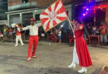 Canto estrondoso e disciplina marcam o início da caminhada da Unidos de Padre Miguel rumo ao Carnaval 2026