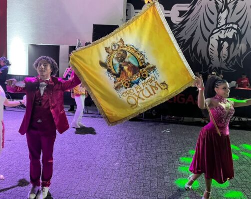 Safra com sambas do Grupo Especial de alto nível se confirma em apresentações nos minidesfiles na Fábrica do Samba 12 barroca minidesfile26 3