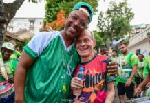 Freddy Ferrreira analisa a bateria da Imperatriz no segundo ensaio técnico