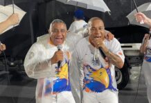 Mesmo sob dilúvio, Águia de Ouro mantém forte canto no Anhembi