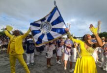 Conjunto musical é destaque no primeiro ensaio técnico da Acadêmicos do Tatuapé