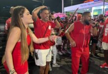 Em clima de ensaio técnico, Unidos de Padre Miguel transforma Guilherme da Silveira na Sapucaí