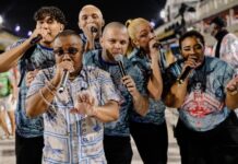 Casal, bateria e ala musical são destaques no ensaio técnico da Vigário Geral