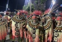 ‘Mulher de Mil Olhos’ transforma Sapucaí em território de proteção e ancestralidade no Império Serrano