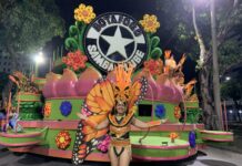 Abre-alas da Botafogo Samba Clube floresce no imaginário da Sapucaí um jardim