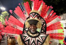 No rio vermelho da resistência: o abre-alas da Unidos de Padre Miguel anuncia força, ancestralidade e luta por retorno ao Especial