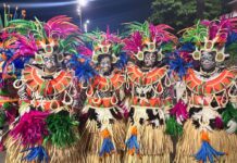 Portal verde e rosa: ala inaugural da Estação Primeira de Mangueira transforma a Sapucaí em território sagrado