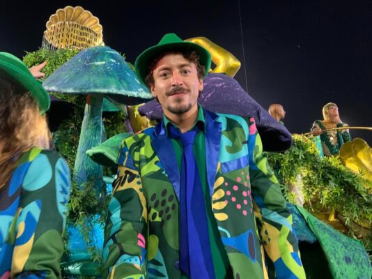 Jesuita Barbosa no desfile da Imperatriz Leopoldinense