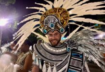 Ala 4 do Paraíso do Tuiuti transforma intercâmbio cultural em espetáculo popular