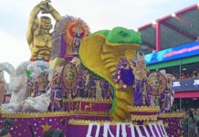 Carnaval de Vitória 2026: Andaraí encerra os desfiles com leveza e celebra 80 anos no Sambão do Povo