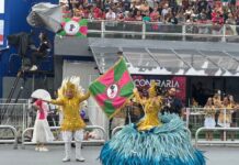 Primazia do casal e desempenho do samba agitam desfile da Barroca Zona Sul