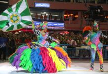 Porta-bandeira Bruna Santos anuncia saída da Mocidade