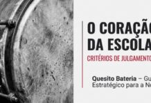Matemática do ritmo: Quesito Bateria ganha divisão por subquesitos e rigor técnico para o Carnaval 2026