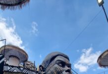 Império Serrano 2026: alegorias na área de concentração