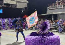 Comunidade da Rosas de Ouro supera atraso e canta forte no desfile oficial