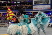 Conjunto plástico e criatividade na comissão de frente se destacam no desfile da Tom Maior