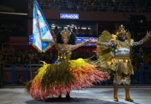 ‘Foi um desfile mágico’, declara mestre-sala da Vila Isabel