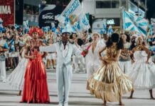 Vila Isabel transforma Sapucaí em terreiro e quintal com canto arrebatador e excelente atuação do casal