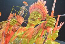 Performance do casal e conjunto de fantasias são destaques do desfile da X-9 Paulistana