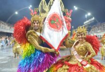 Diego Motta e Natália Lago não formam mais o primeiro casal da Mocidade Alegre