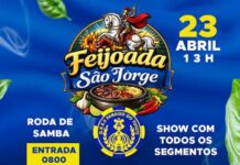 Paraíso do Tuiuti realiza feijoada no dia de São Jorge