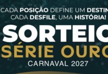 Ao vivo: sorteio da ordem dos desfiles da Série Ouro para o Carnaval 2027