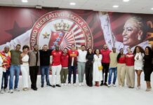 União de Maricá inaugura reforma do barracão na Cidade do Samba e celebra conquista com equipe