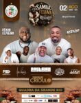 Grande Rio promove evento ‘Samba, Feijão & Resenha’ com feijoada e atrações musicais na quadra da escola