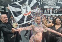 Sabrina Sato fala sobre gravidez, desfile e cuidados médicos em ensaio nos Gaviões da Fiel para o Carnaval 2027