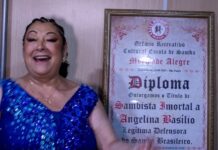 Angelina Basílio é consagrada ‘Sambista Imortal’ em festa histórica da Mocidade Alegre