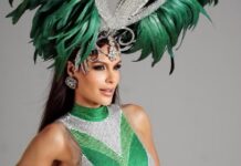 Fernanda Lacerda, a ‘Mendigata’ do Pânico, é a nova musa da Mocidade Independente de Padre Miguel
