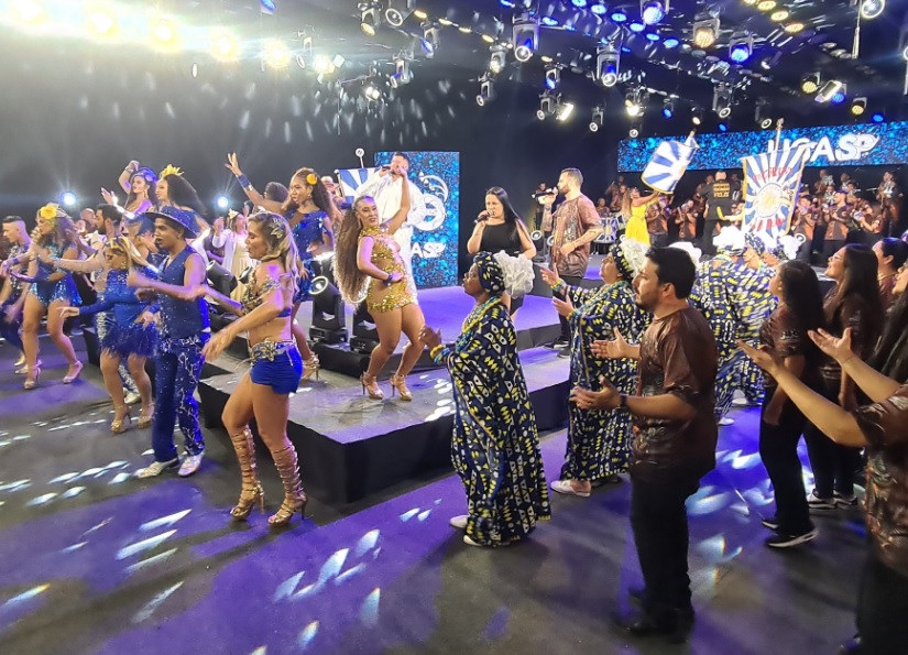 Tucuruvi canta forte e faz mistério na gravação do audiovisual da Liga-SP 5 tucuruvi grava27 3