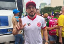 Wilsinho Alves defende união do samba em manifestação e critica extrema direita: ‘Temos que olhar para o coletivo’